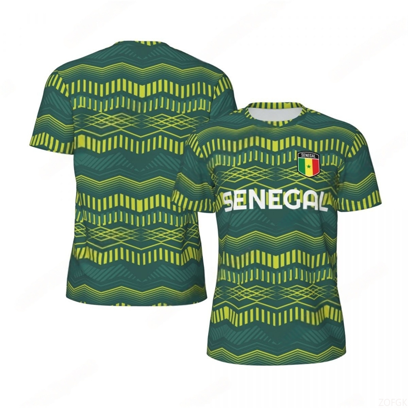 Fashion Senegal Flag Graphic F - Tee Graphic Print 评论和价格