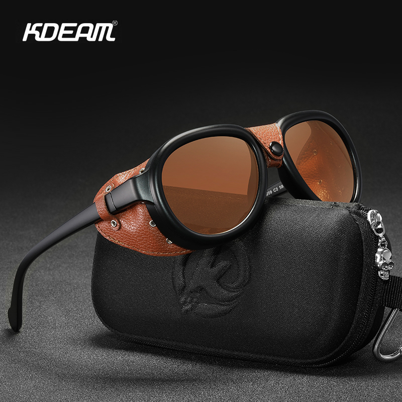KDEAM Pilot Sunglasses Steampu - Sunglasses Aviator Polarized 评论和价格