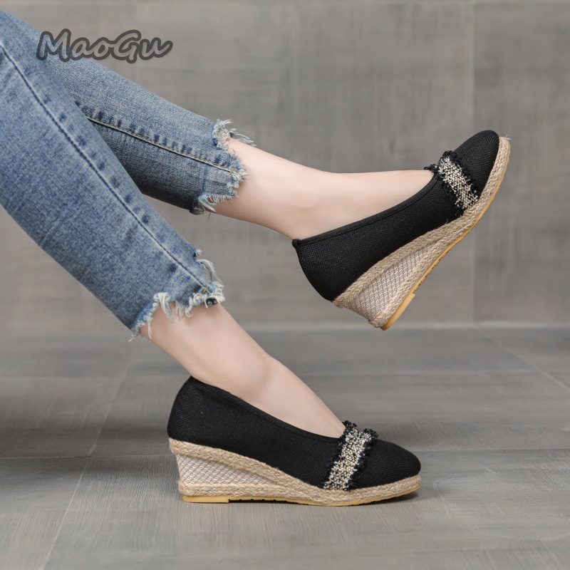 Women's Espadrille Wedges Shoe - Espadrille Slip On 评论和价格