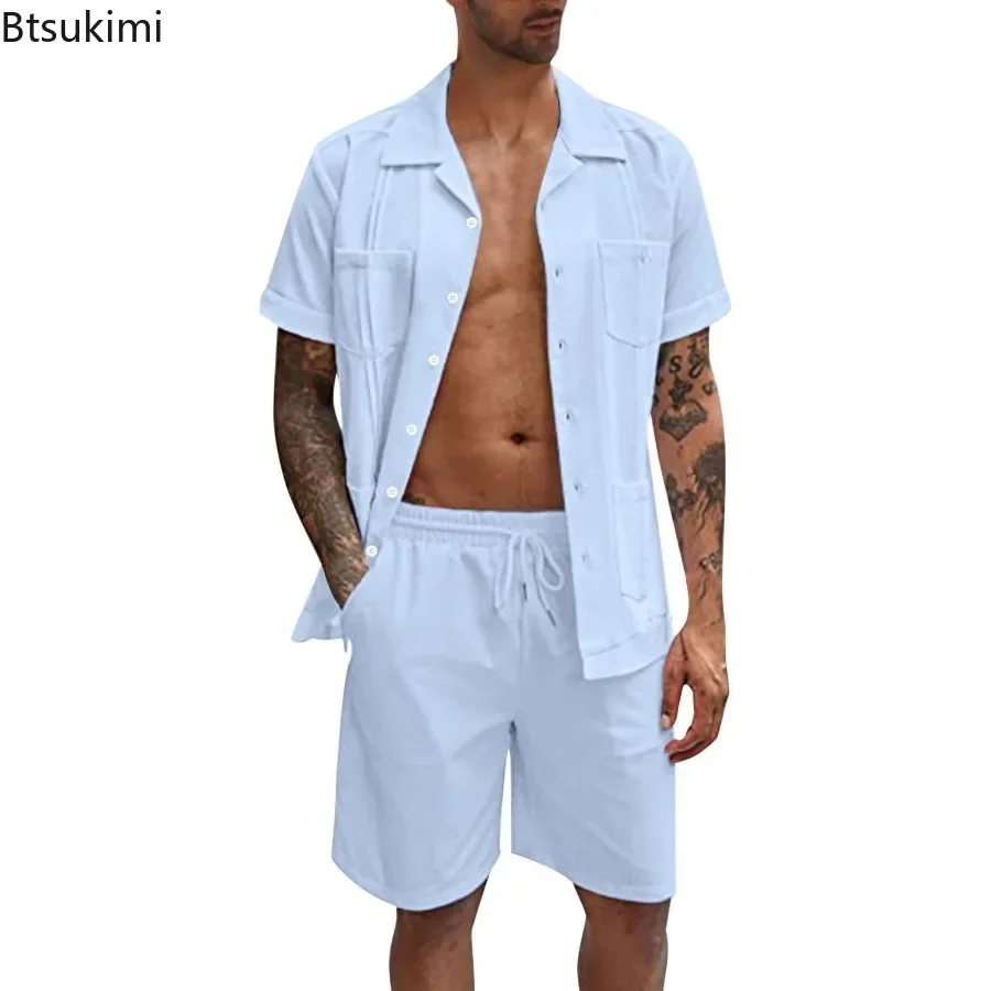 New Men's Summer Casual Sport  - Short Linen Drawstring 评论和价格