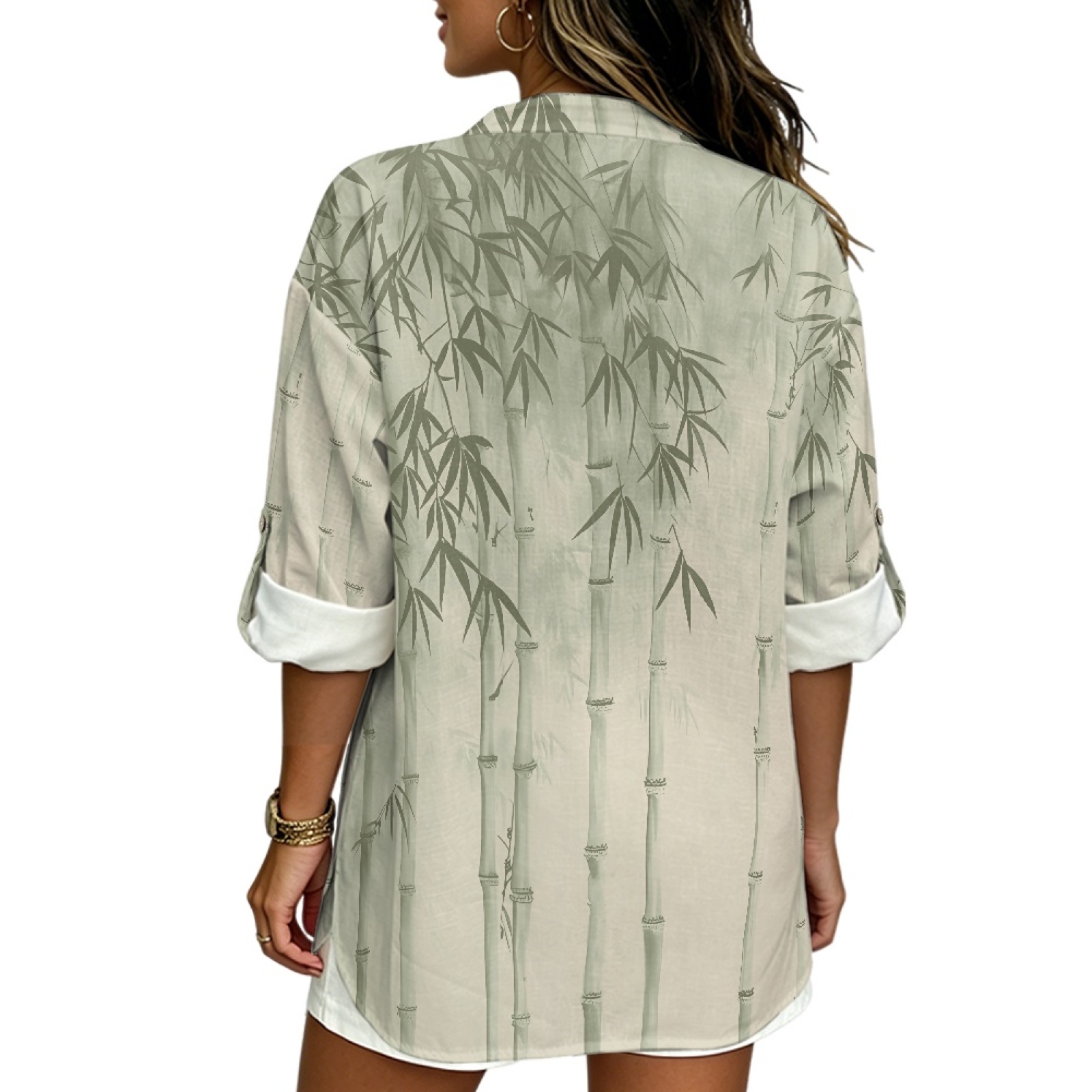 INSTANTARTS Women'S Linen V-Ne - Linen Shirt Breathable 评论和价格