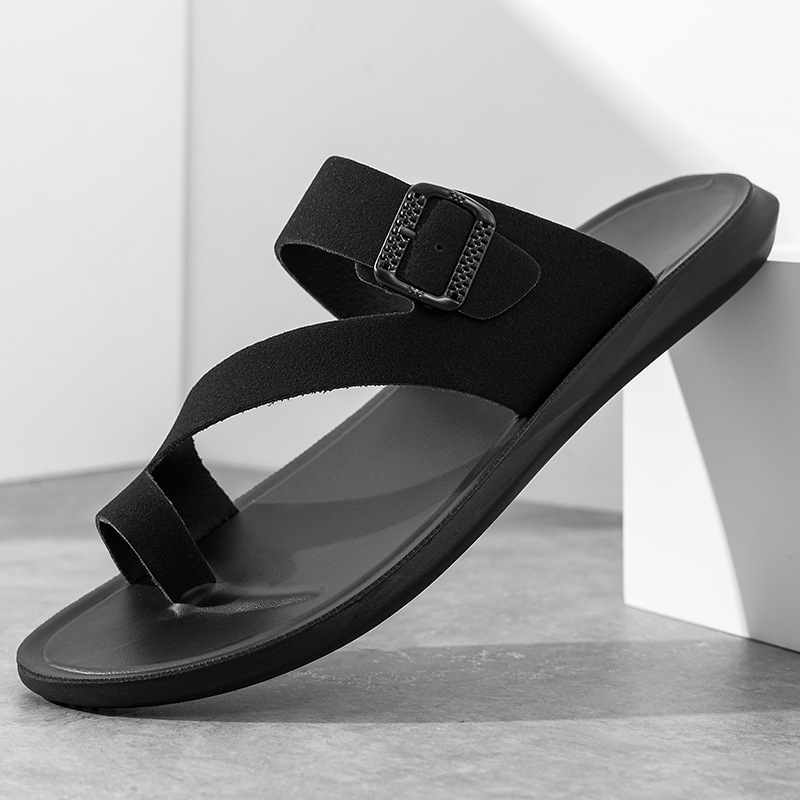 2026 New Summer Handmade Leath - Flip Flop Leather Men 评论和价格