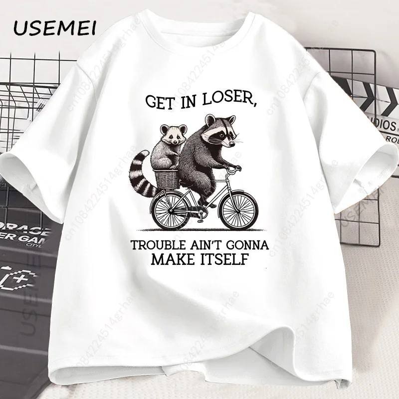 Get in Loser T Shirt Funny Rac - Tee Graphic Print 评论和价格