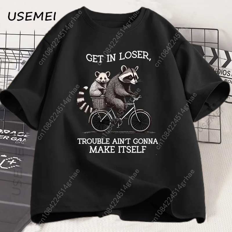 Get in Loser T Shirt Funny Rac - Tee Graphic Print 评论和价格