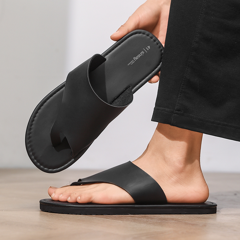 High Quality Mens Slippers Fas - Flip Flop Leather Men 评论和价格