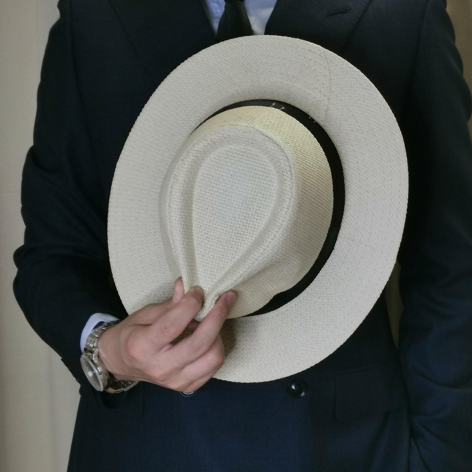 Men Summer Panama Straw Hat Na - Bucket Hat Straw 评论和价格