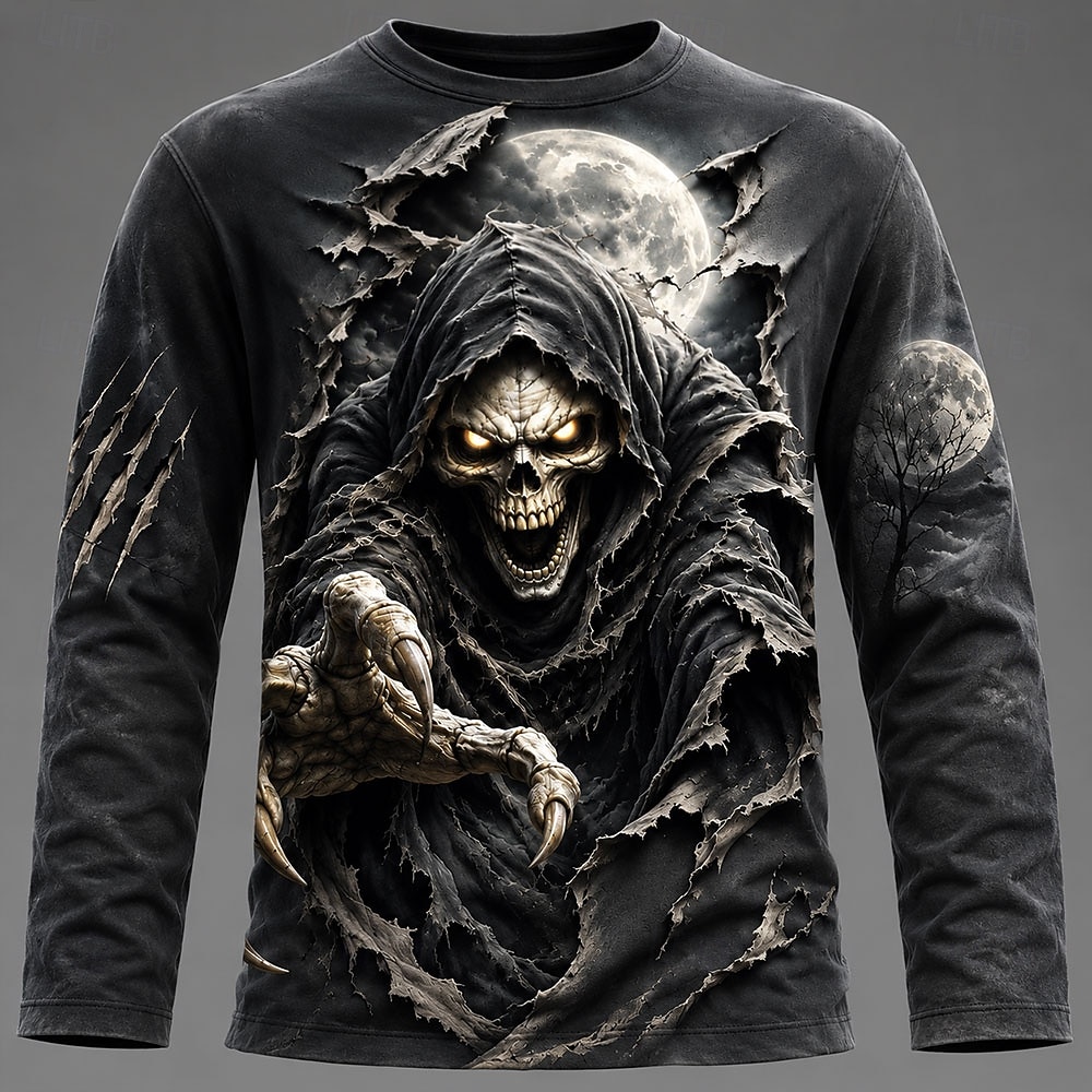 Halloween Men 3D Graphic Print - Tee Graphic Print 评论和价格