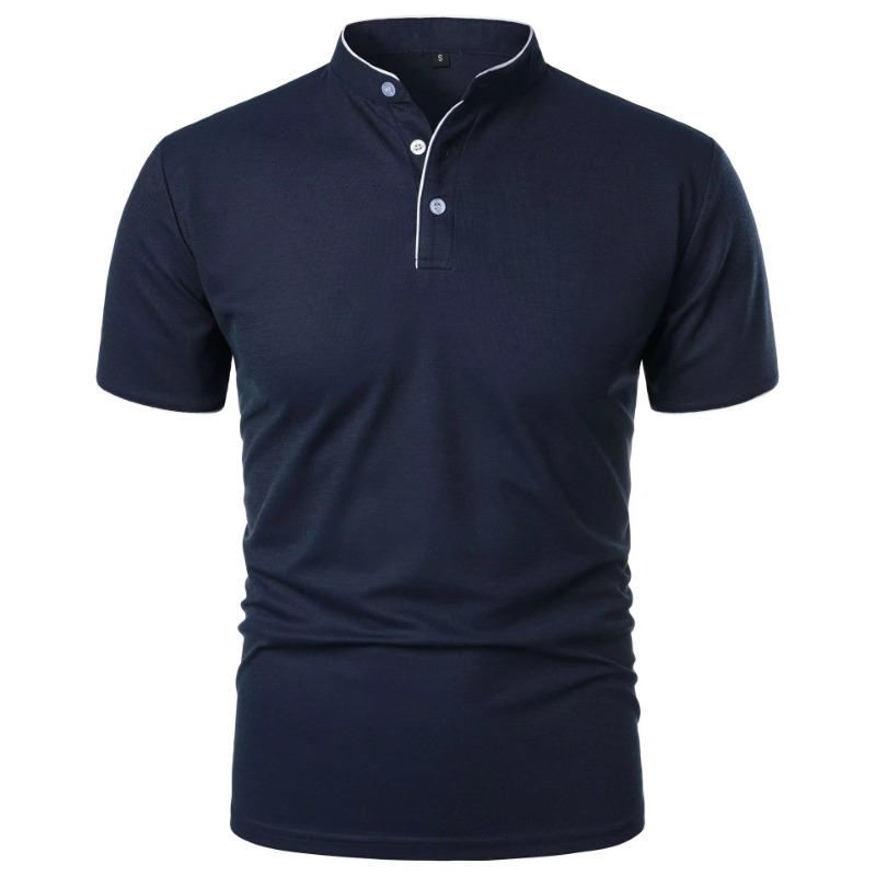 New Men's Short Sleeve Collar  - Polo Shirt Pique 评论和价格