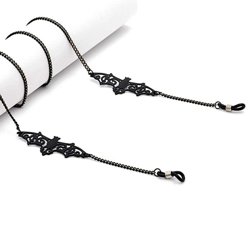 1-10PCS Gothic Bat Eyeglass Ch - Sunglass Retainer Cord 评论和价格