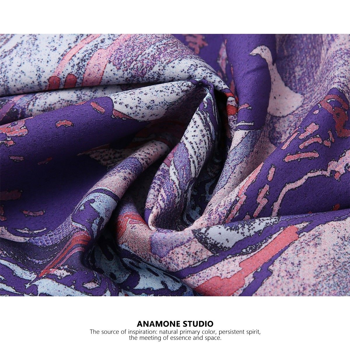 Vintage Purple Oil Painting Ir - Resort Shirt Floral 评论和价格