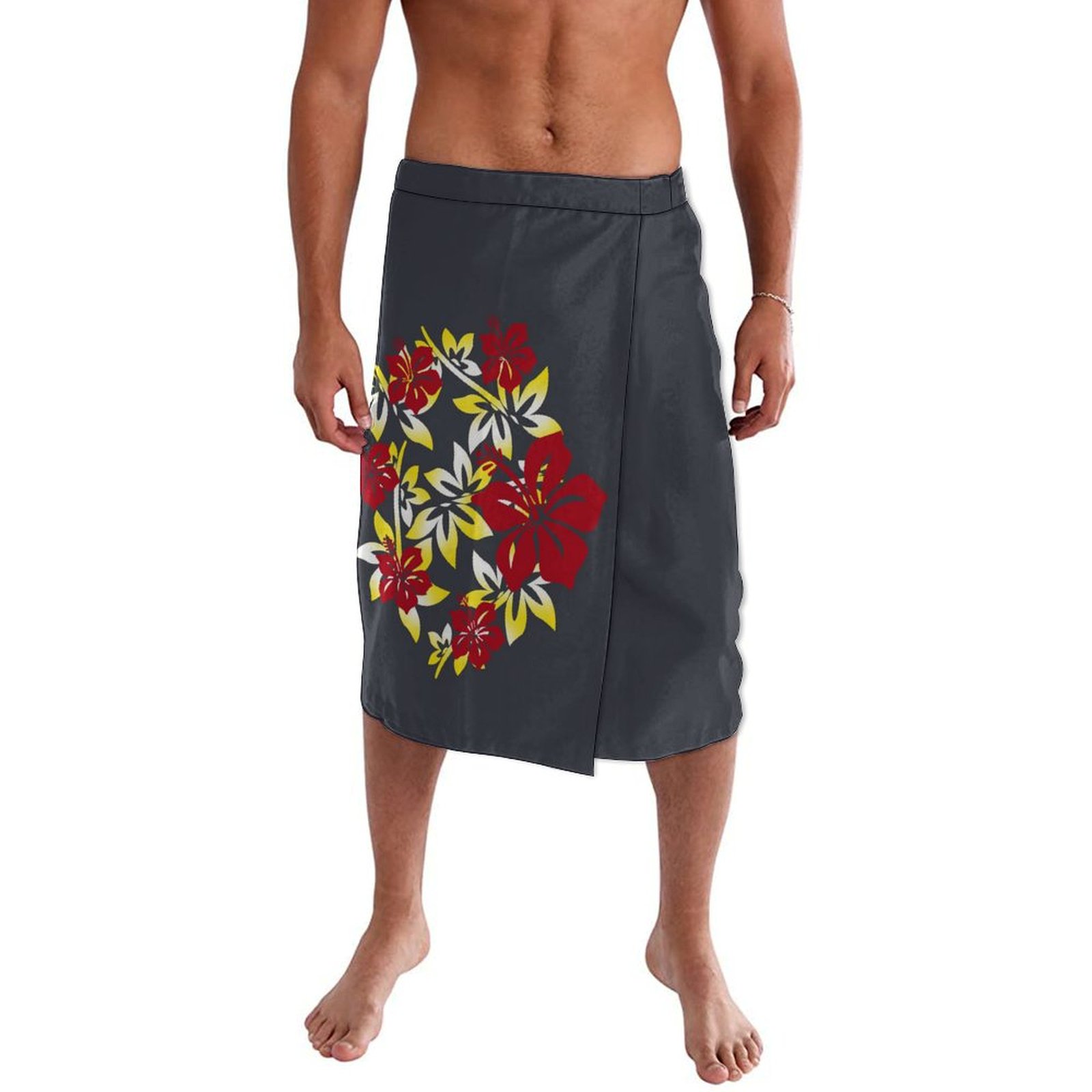 Hot Hawaiian Ethnic Style Men' - Sarong Men Wrap 评论和价格