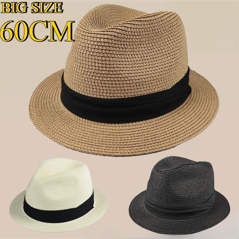 New Big Size Narrow Brim 4cm S - Bucket Hat Straw 评论和价格