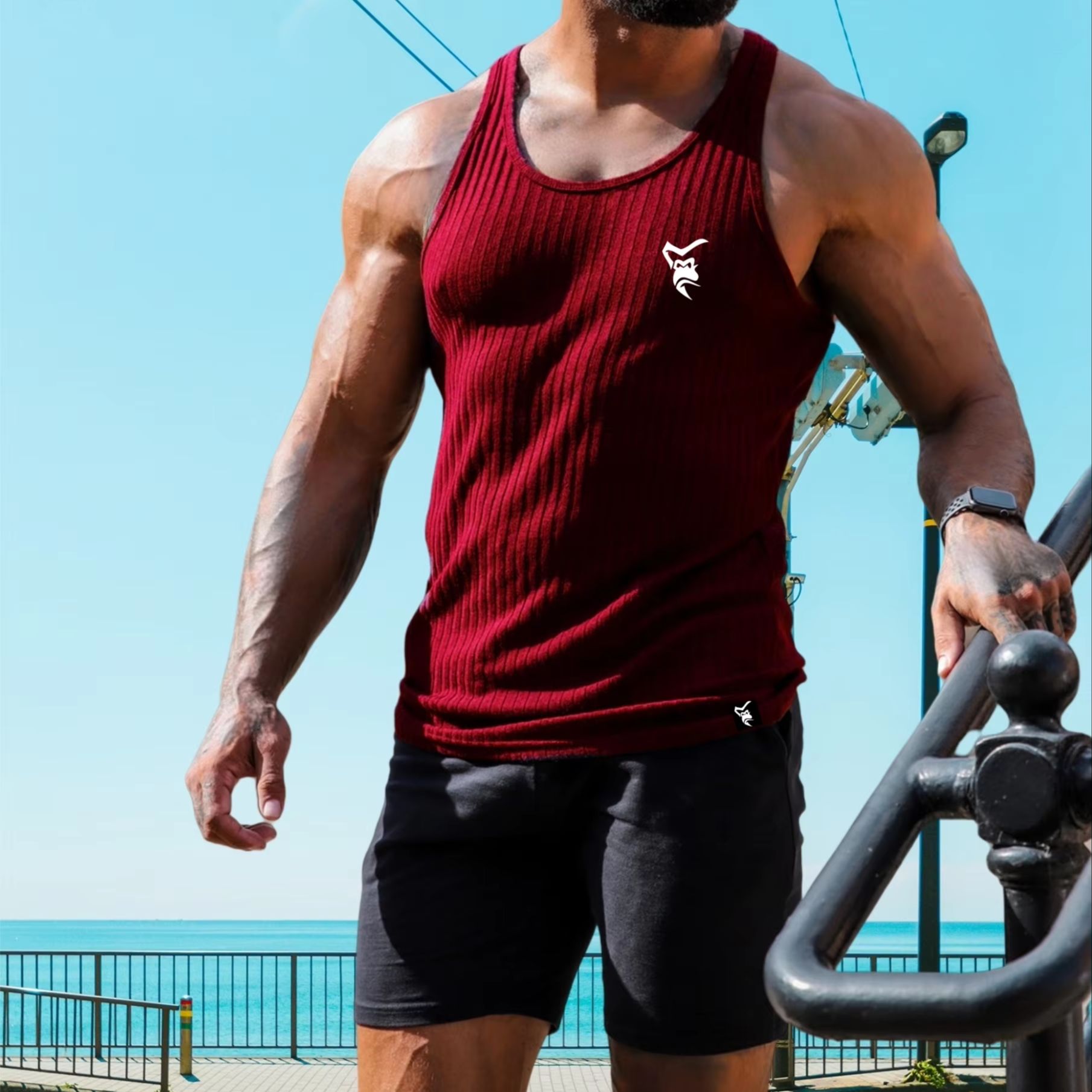 NEW Men's Quick Dry Running Ta - Tank Top Muscle 评论和价格
