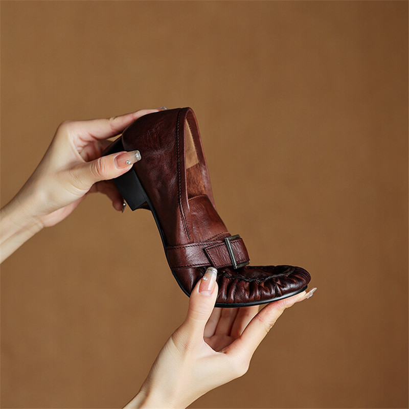 New Autumn Genuine Leather Wom - Casual Sandal Leather 评论和价格
