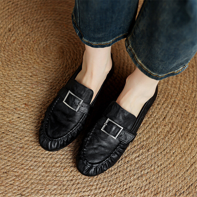 New Autumn Genuine Leather Wom - Casual Sandal Leather 评论和价格