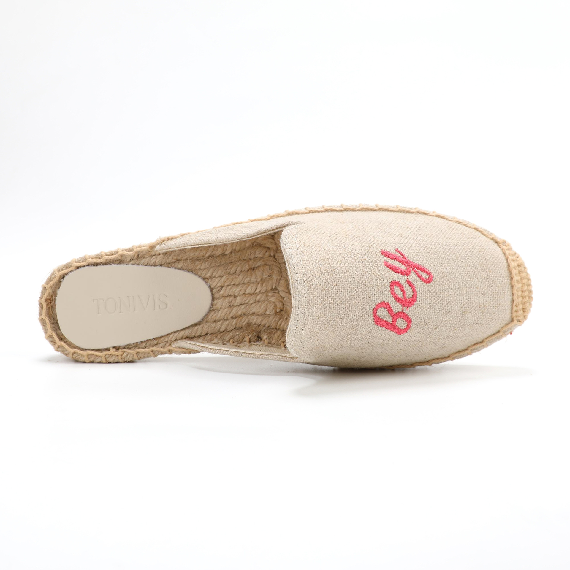Women Floral Embroidered Espad - Espadrille Slip On 评论和价格