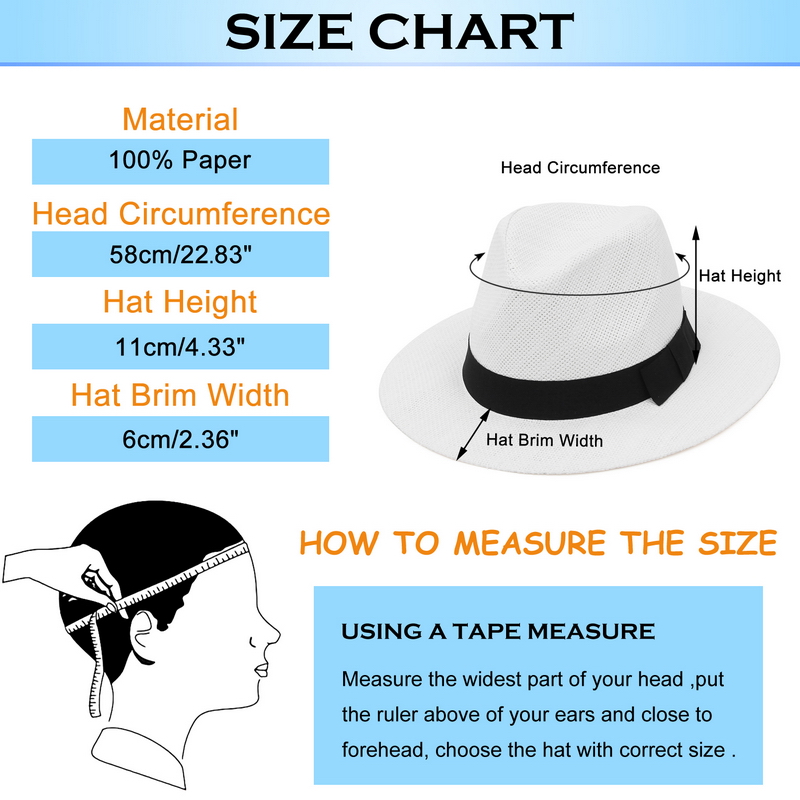 Summer Straw Panama Hat for Wo - Bucket Hat Straw 评论和价格