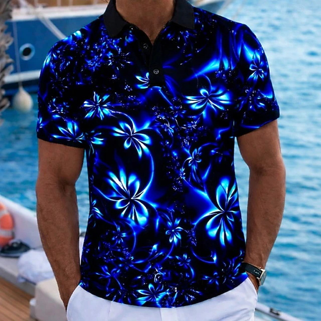 2026 Summer Resort‑Style Green - Resort Shirt Floral 评论和价格