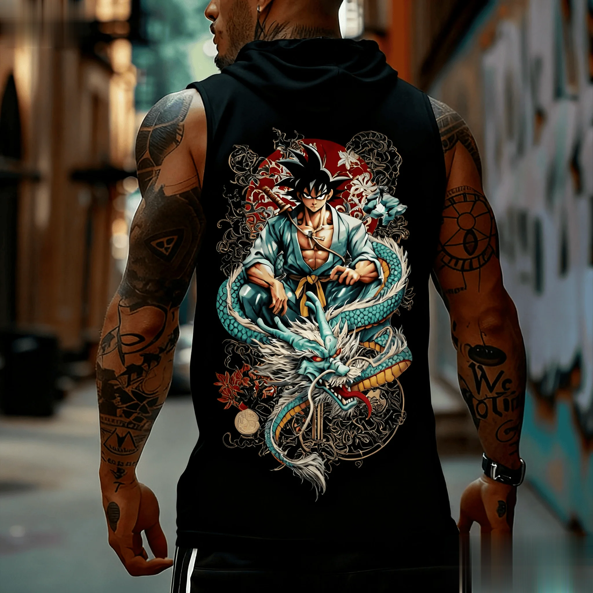 Dragon Ball Goku Anime Men Tan - Tank Top Muscle 评论和价格
