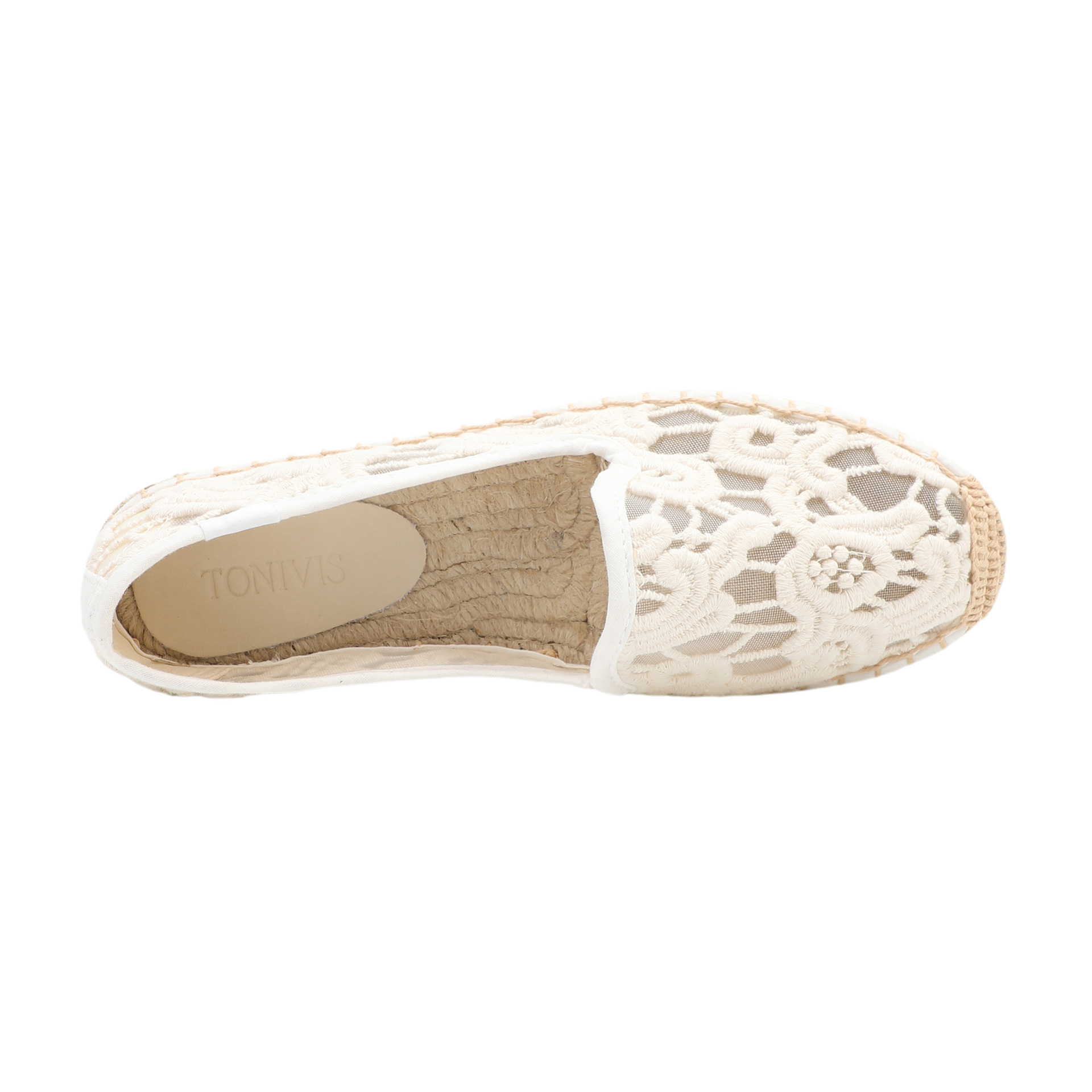 Women Lace Espadrilles Flats S - Espadrille Slip On 评论和价格