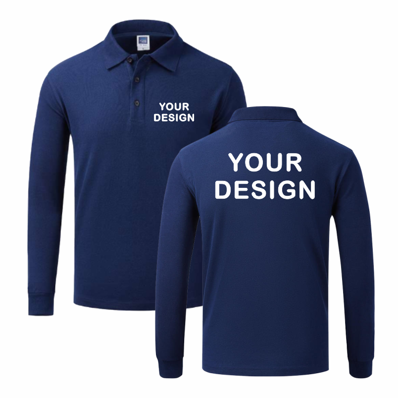 Men and Women's Long Sleeve Po - Polo Shirt Pique 评论和价格