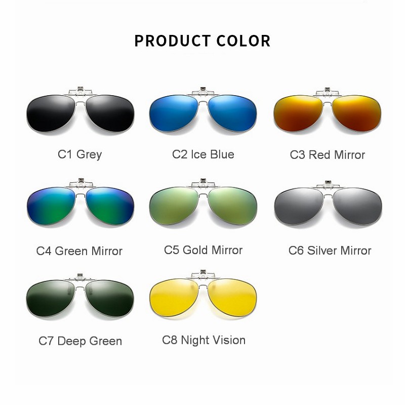 Polarized Sunglasses Lens clip - Sunglasses Aviator Polarized 评论和价格