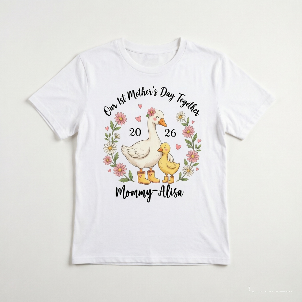 Mommy  Matching Graphic T Shir - Tee Graphic Print 评论和价格