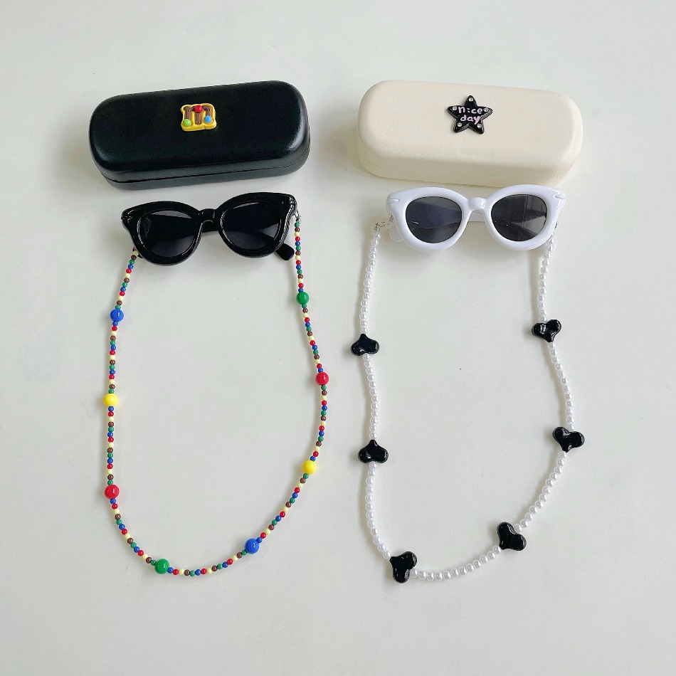 Cute Girls Heart Shape UV400 S - Sunglass Retainer Cord 评论和价格