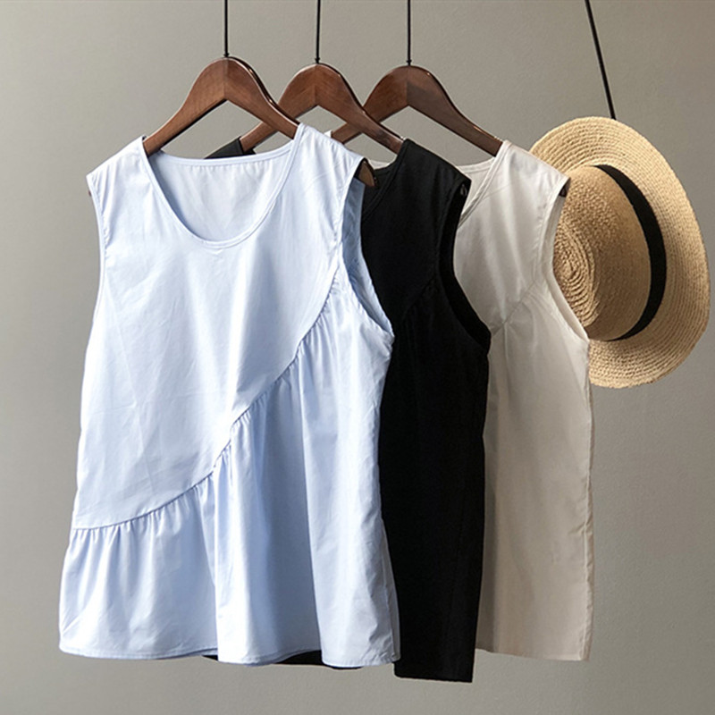 loose casual women cotton line - Shirt Camp Collar 评论和价格