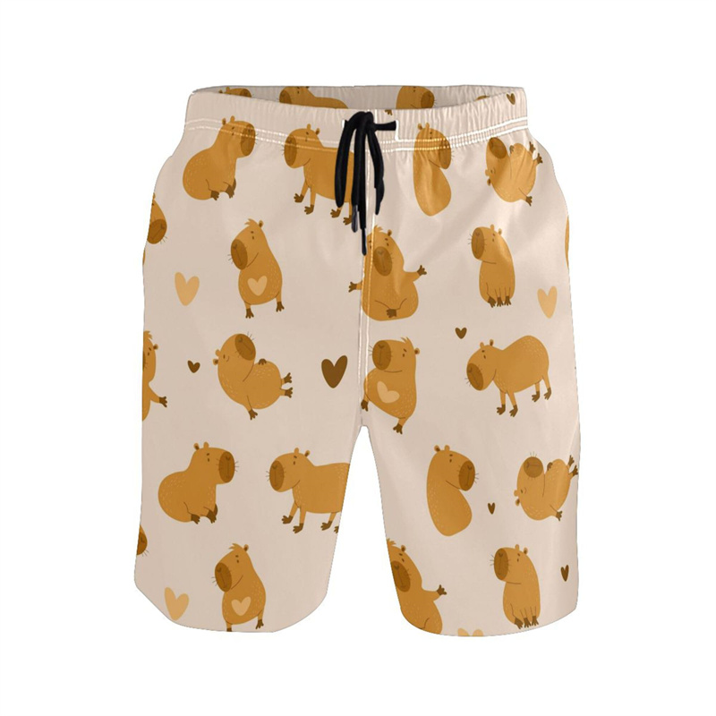 Cartoon Animal 3d Print Capyba - Trunks Board Surf 评论和价格