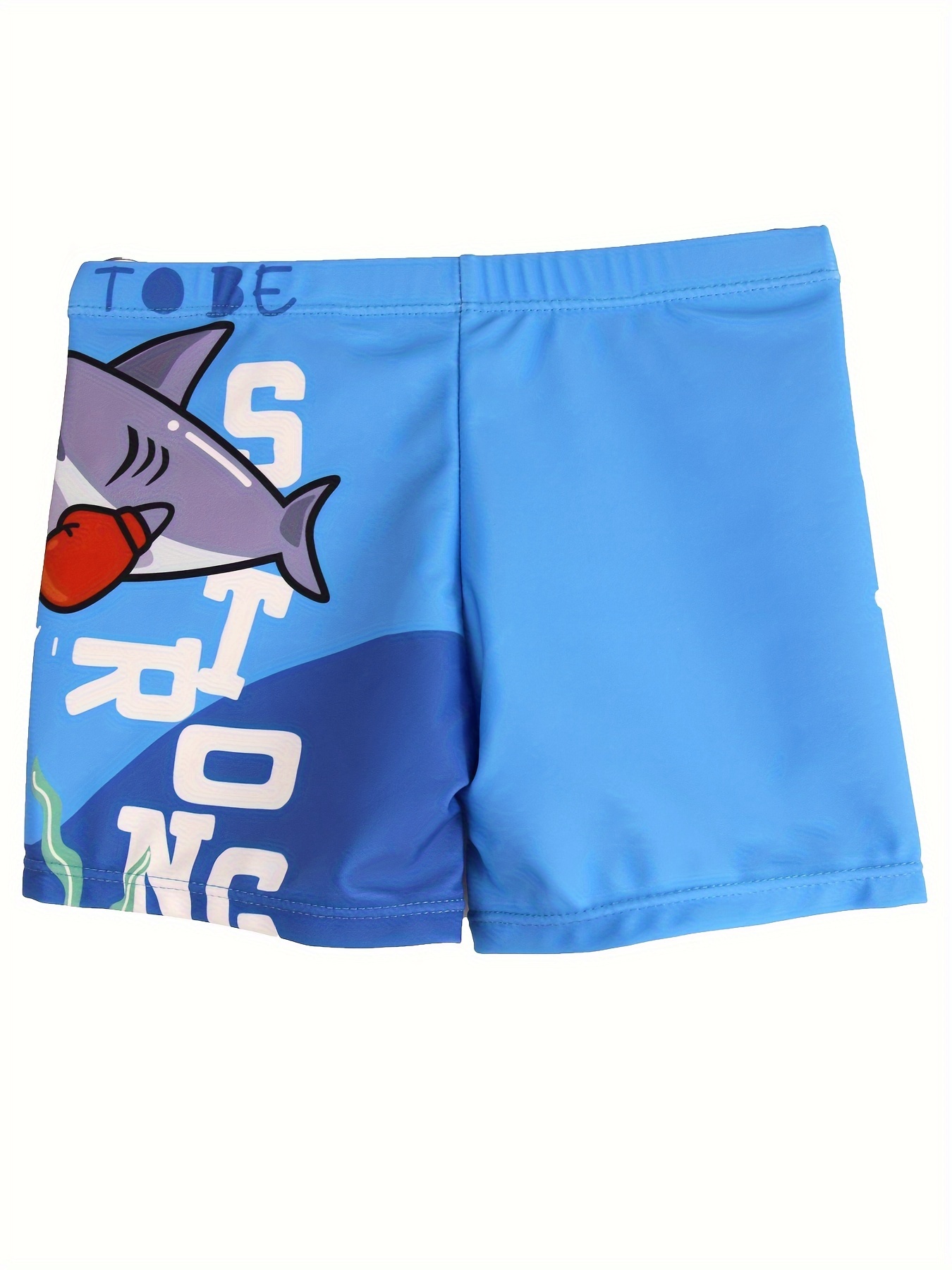 Cartoon Boxing Crab And Shark  - Swim Trunk Quick Dry 评论和价格